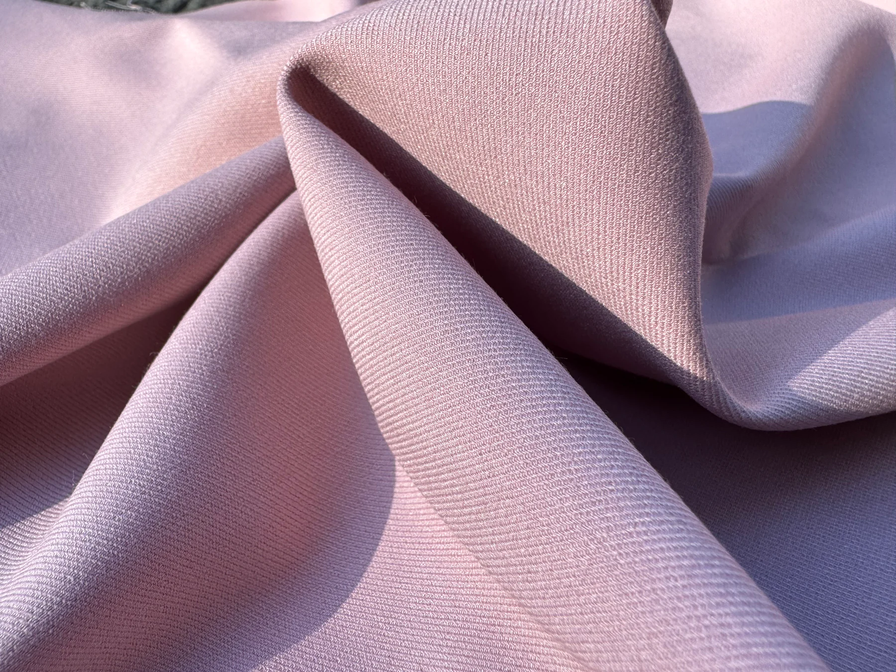Blush Fine-Twill Stretch T/R fabric