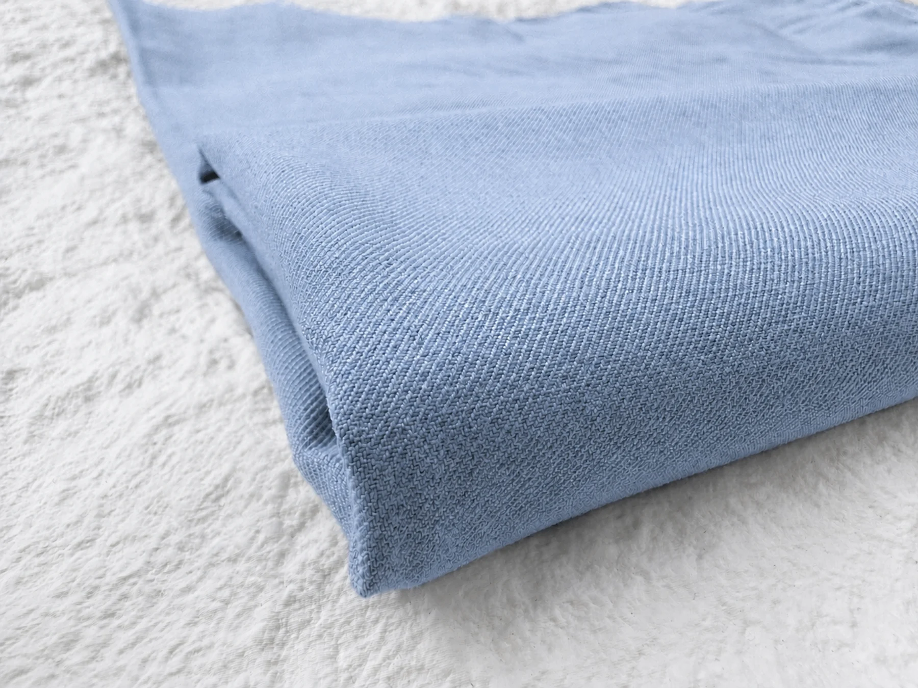 Powder Blue Twill Stretch T/R detail 1