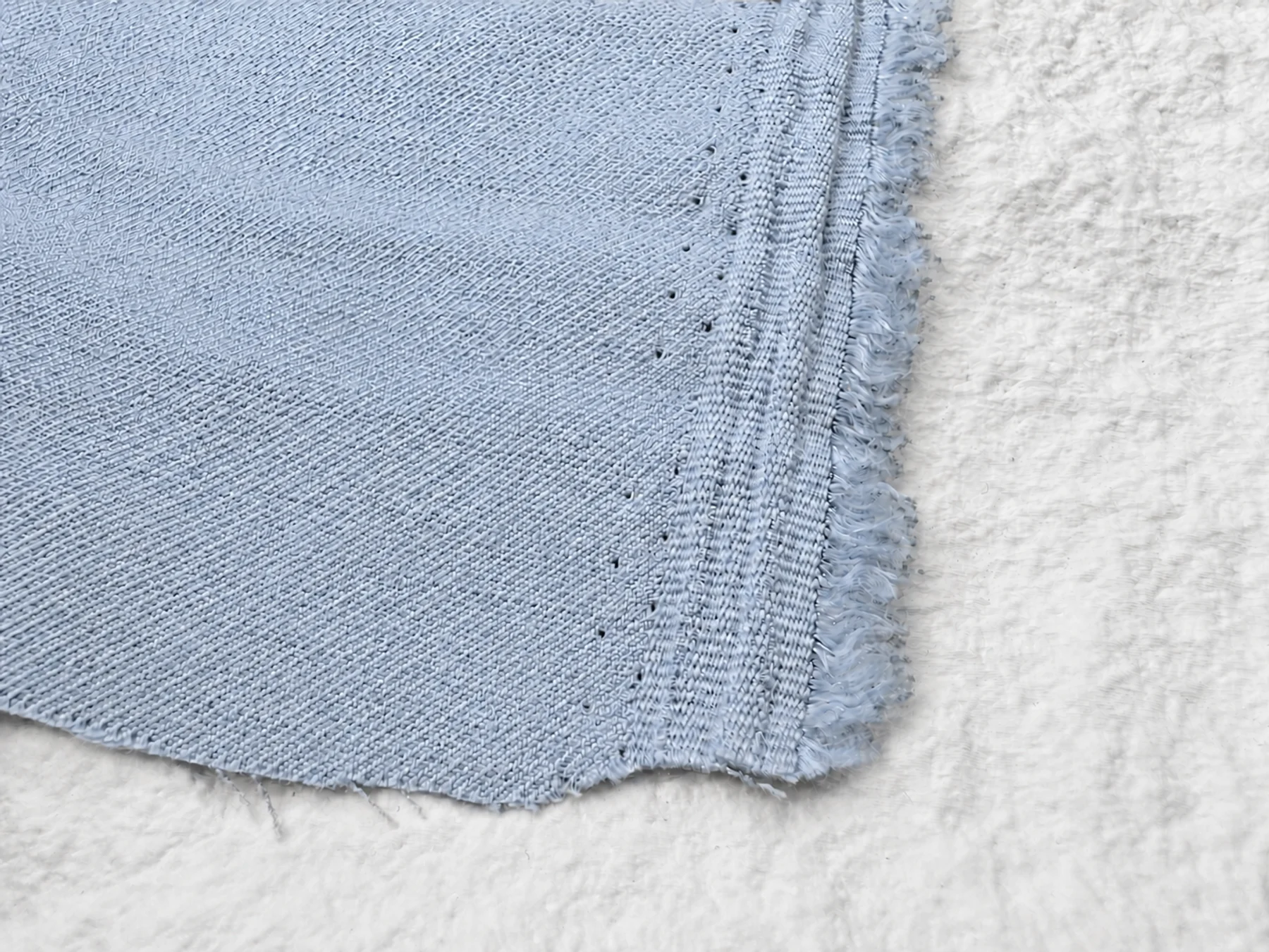 Powder Blue Twill Stretch T/R detail 2