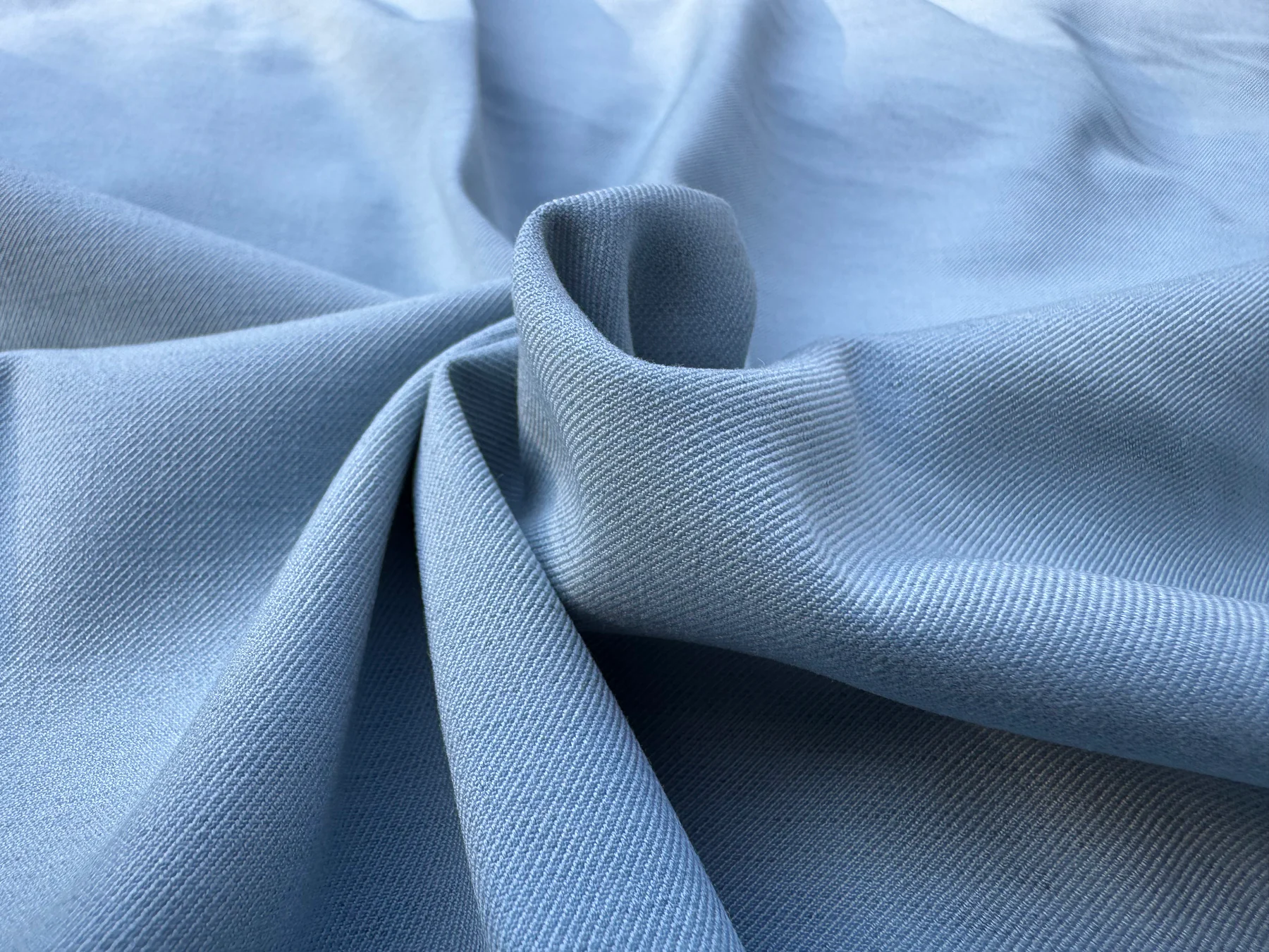 Powder Blue Twill Stretch T/R