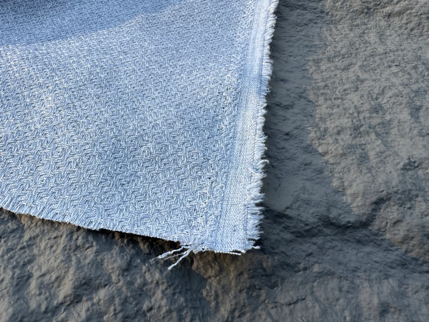 Powder Blue Basketweave T/R detail 1