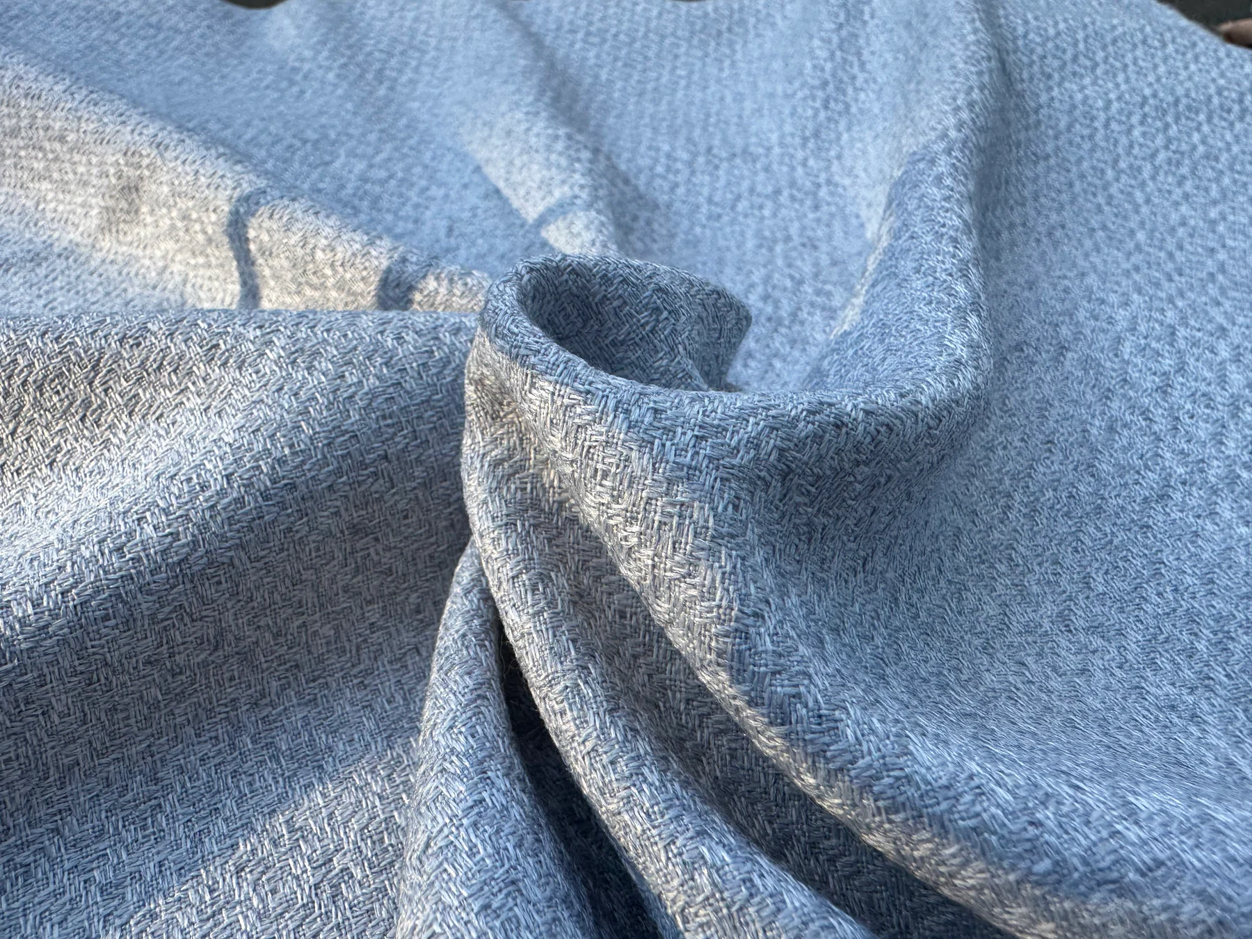 Powder Blue Basketweave T/R