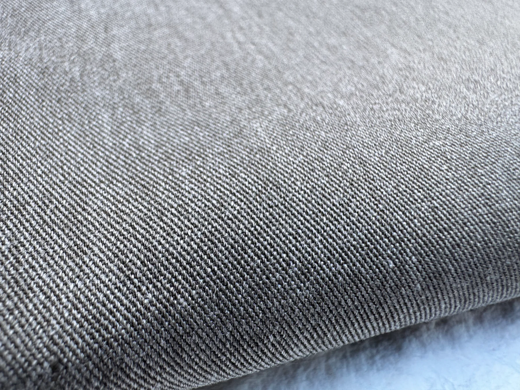 Charcoal Fine-Twill Stretch T/R detail 2